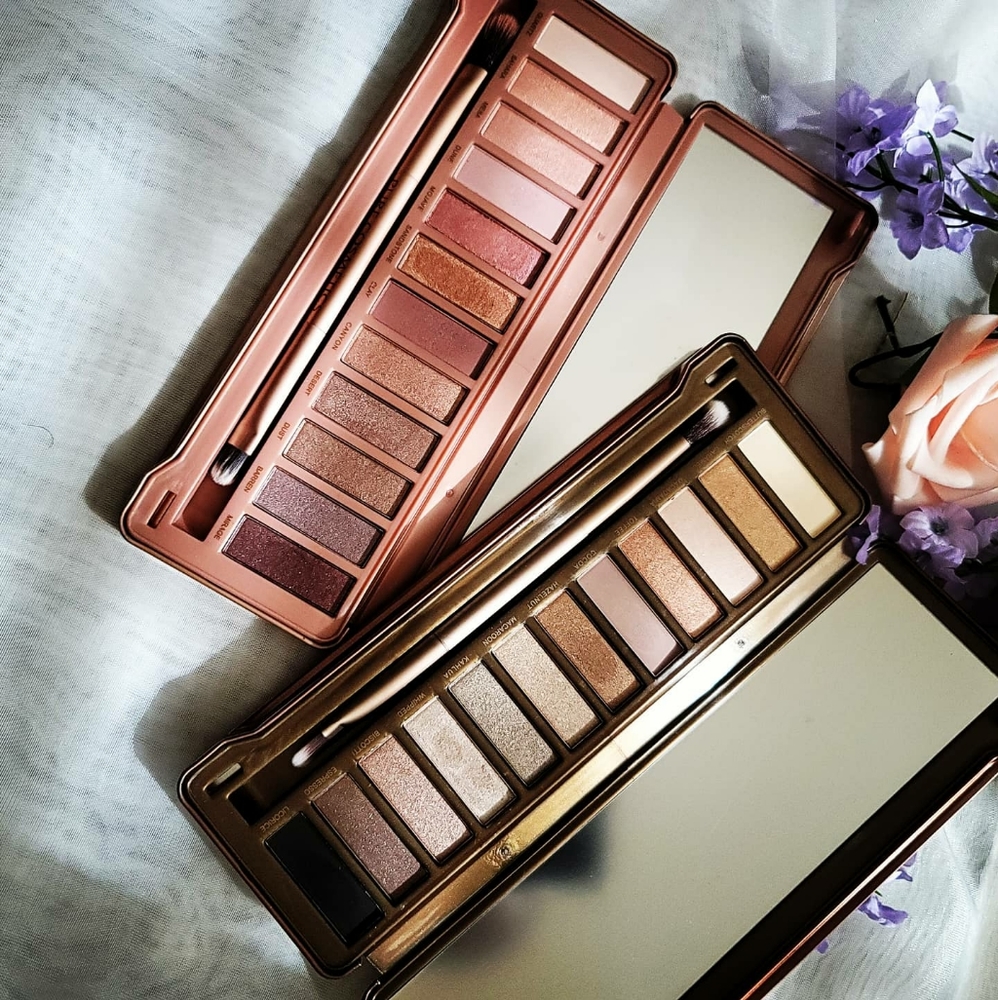 Pure Cosmetics Buff and Nude Eyeshadow palettes.